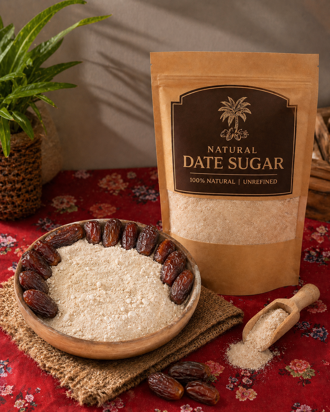 NATURAL DATE SUGAR (Healthy Replacement of White Sugar)