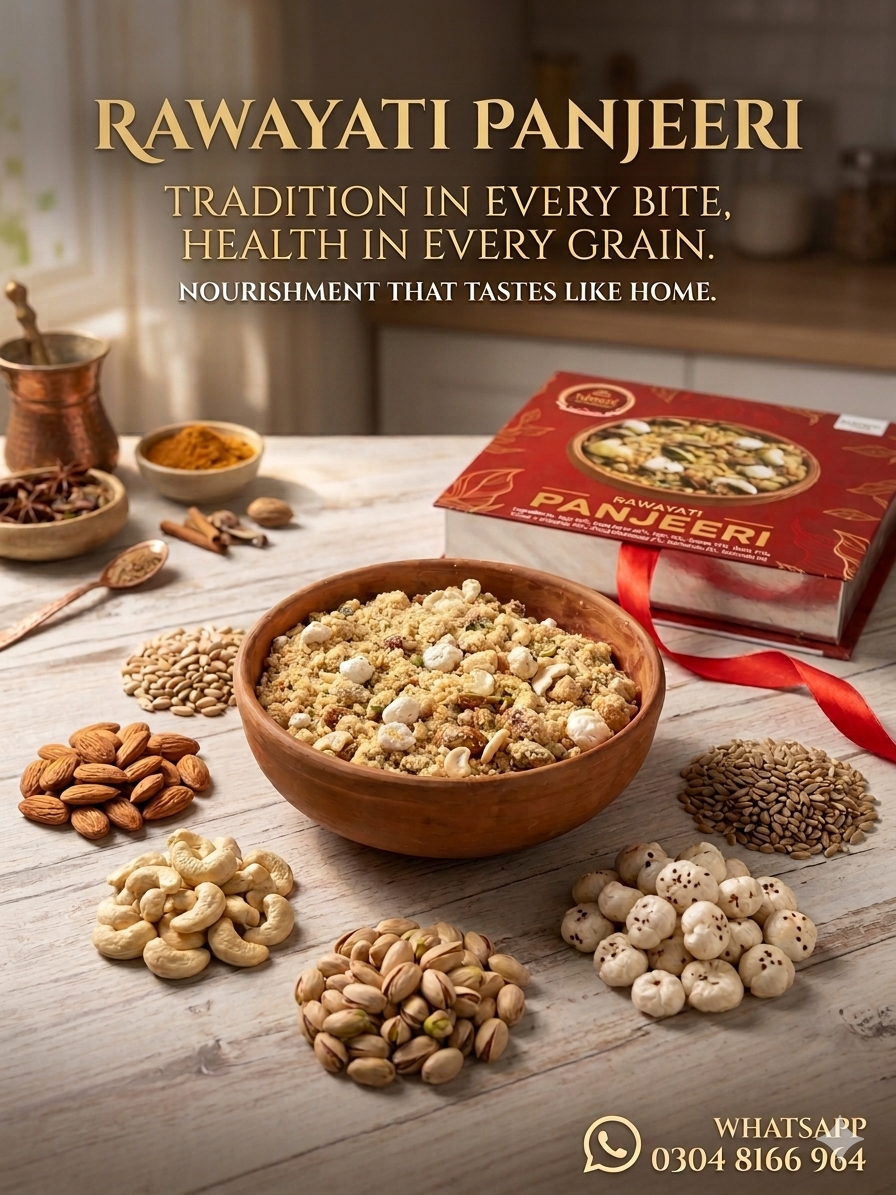 12 Baked Seeds Cookie + 1KG Panjeeri
