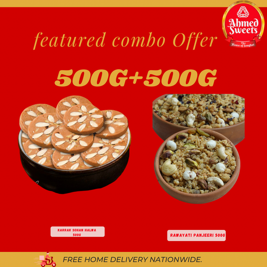 500G KARRAK SOHAN HALWA + 500G PANJEERI