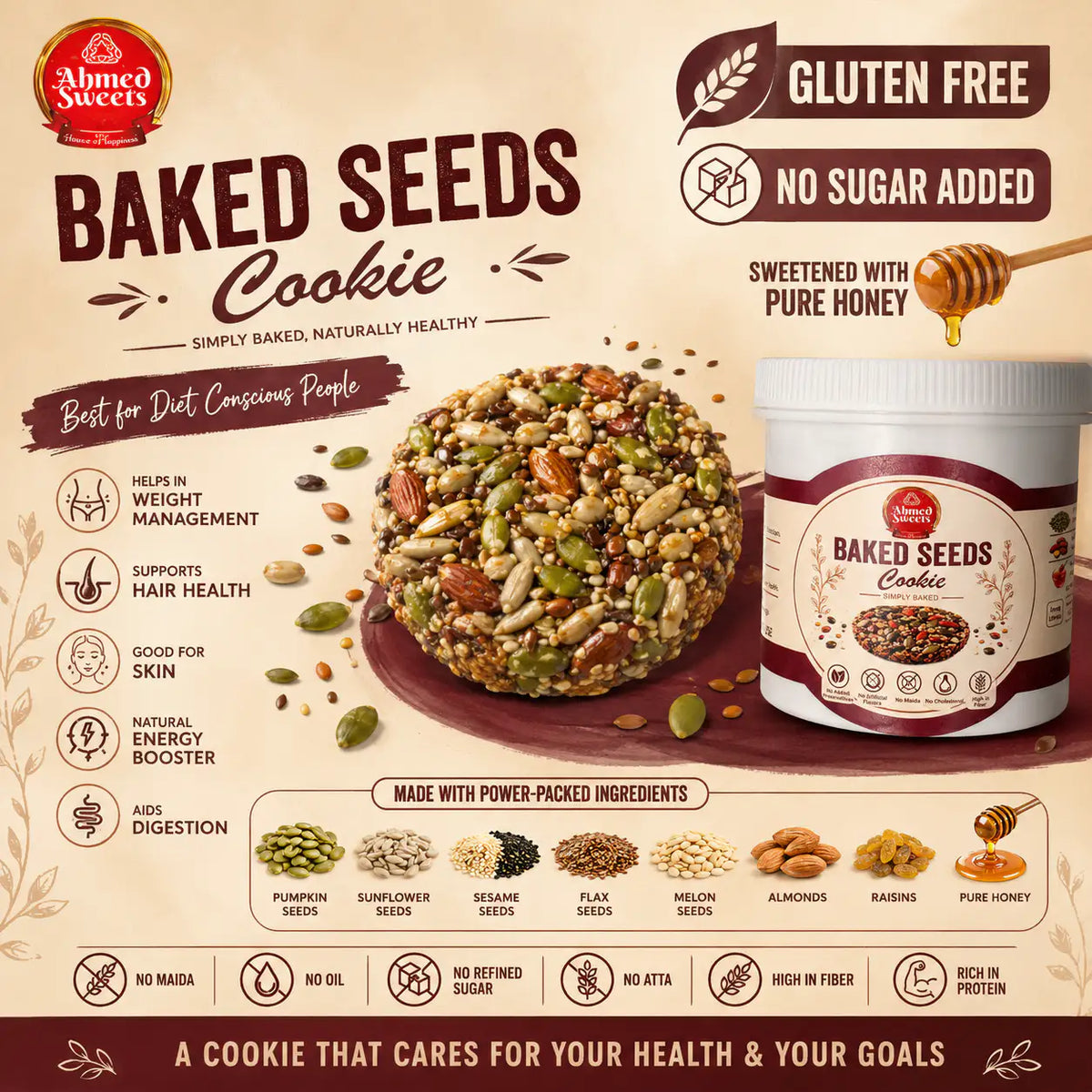 BAKED SEEDS COOKIE