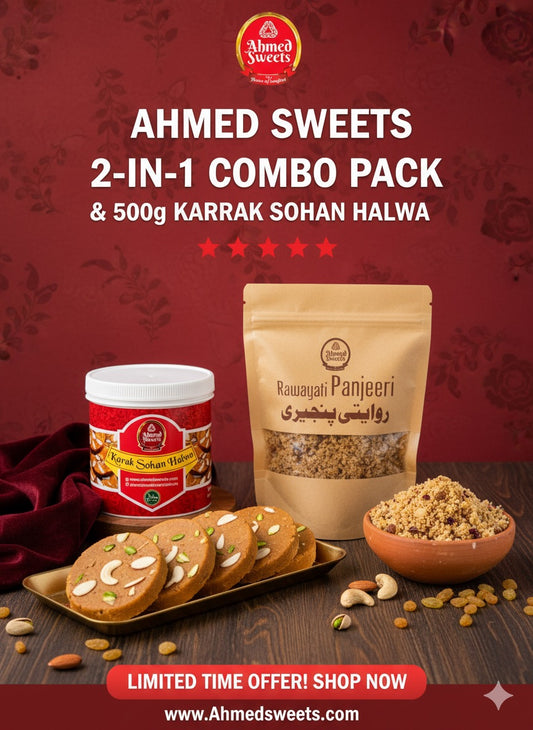 500G KARRAK SOHAN HALWA + 500G PANJEERI